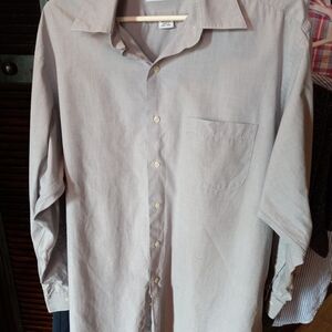 Brooks Brothers Crew Slim Fit Blue 16 1/2-32/33 Button Down Long Sleeves Shirt